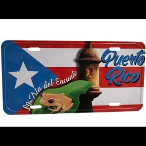 Puerto Rico Coqui Garita License Plate